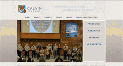 Desktop Screenshot of calvinministries.org