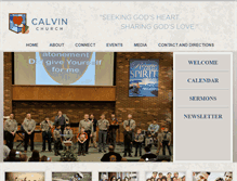 Tablet Screenshot of calvinministries.org